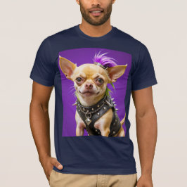CHIHUAHUA PUNK ROCK 4 T-SHIRT