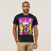 CHIHUAHUA PUNK ROCKER 3 T-SHIRT (Voorkant volledig)
