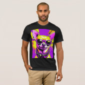 CHIHUAHUA PUNK ROCKER 8 T-SHIRT (Voorkant volledig)
