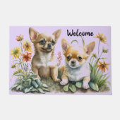 Chihuahua Puppies Deurmat (Voorkant)