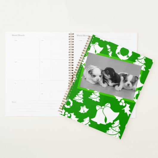 Chihuahua Puppies Dog kerstboomcellen Planner (Display)