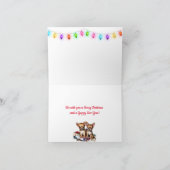 Chihuahua Puppies Kerstmis Kaart (Binnen)