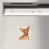 Chihuahua Puppy Dog Art Magnet (Insitu (Vaatwasser))