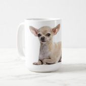 Chihuahua Puppy Dog Canine Coffee Mok (Voorkant links)