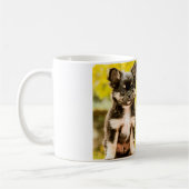 Chihuahua Puppy Dog Happy Valentijns Koffie Mok (Links)