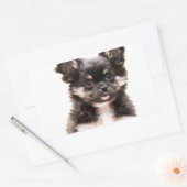 Chihuahua Puppy Dog Rechthoekige Sticker (Envelop)