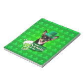 Chihuahua Puppy Dog St. Patrick's Day Groene Klave Notitieblok (Linkerzijde)