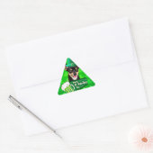 Chihuahua Puppy Dog St. Patrick's Day Groene Klave Sticker (Envelop)