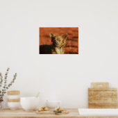 Chihuahua Puppy Headshot Poster (Keuken)