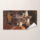 Chihuahua Puppy Herfst Delight Pompoen Bad Handdoek (Handdoek)