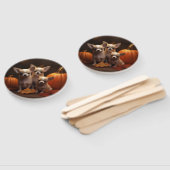 Chihuahua Puppy Herfst Delight Pompoen Handwaaier (Niet-gemonteerd)