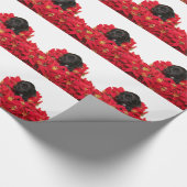 Chihuahua puppy Kerstmis Cadeaupapier (Hoek)