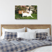 Chihuahua Puppy Pplay Canvas Afdruk (Insitu (Slaapkamer))