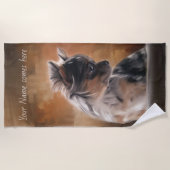 Chihuahua puppy strandlaken (Voorkant)