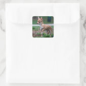 Chihuahua Puppy Vierkante Sticker (Tas)