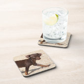 Chihuahua Puppy Walking Drankjes Onderzetter (Rechterzijde)