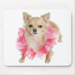 Chihuahua Puppydog Hawaiaanse Lei Computer Muismat