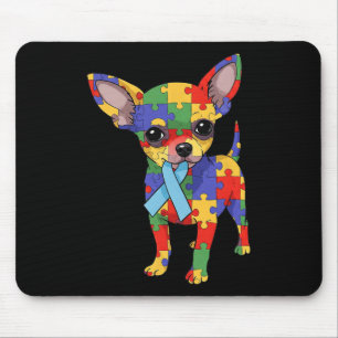 Chihuahua Puzzel Autisme Bewustzijn Autistische Vr Muismat