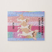 CHIHUAHUA PUZZZLE & PERSONALISEERDE NAAM. LEGPUZZEL (Horizontaal)