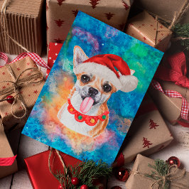Chihuahua-ras hond kerst feestdagenkaart
