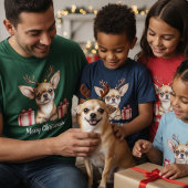 Chihuahua Reindeer T-shirt