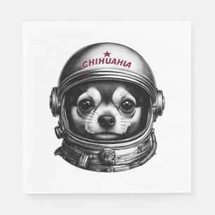 Chihuahua, Retro Sovjet Ruimtehond reiziger Servet