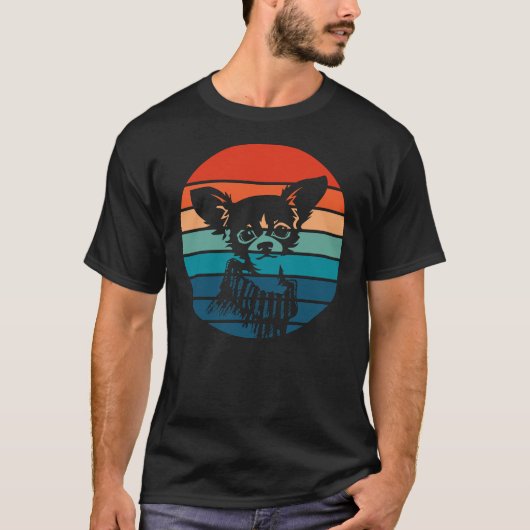 Chihuahua Retro  T-shirt (Voorkant)