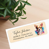 Chihuahua Return Address Label
