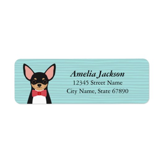 Chihuahua Return Address Labels (Voorkant)