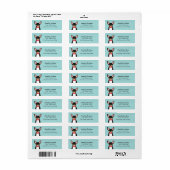 Chihuahua Return Address Labels (Full Sheet)