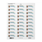 Chihuahua Return Address Labels (Full Sheet)