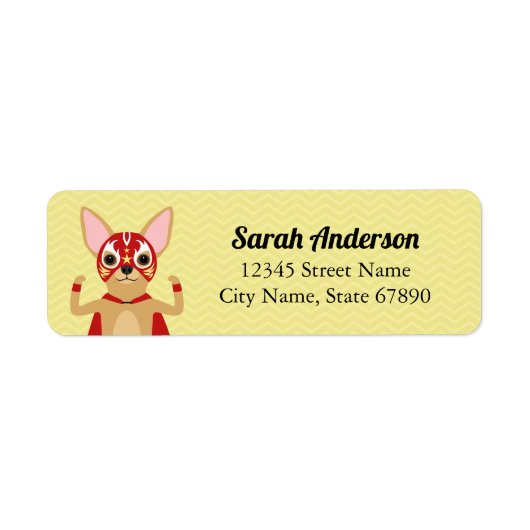 Chihuahua Return Address Labels (Voorkant)