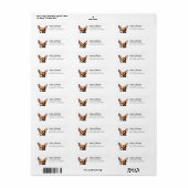 Chihuahua Return Address Labels (Full Sheet)
