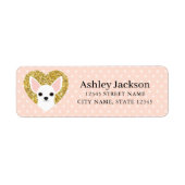 Chihuahua Return Address Labels (Voorkant)