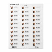 Chihuahua Return Address Labels (Full Sheet)
