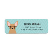 Chihuahua Return Address Labels (Voorkant)