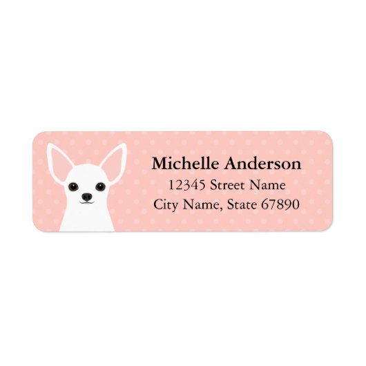 Chihuahua Return Address Labels (Voorkant)