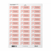 Chihuahua Return Address Labels (Full Sheet)