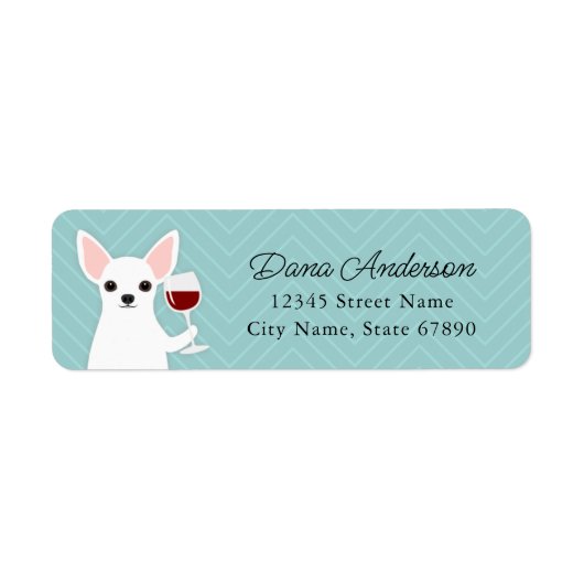 Chihuahua Return Address Labels (Voorkant)