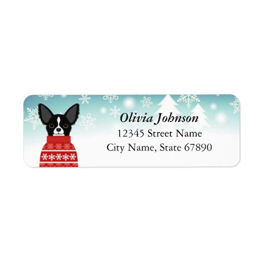 Chihuahua Return Address Labels (Voorkant)