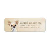 Chihuahua Return Address Labels (Voorkant)