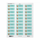 Chihuahua Return Address Labels (Full Sheet)