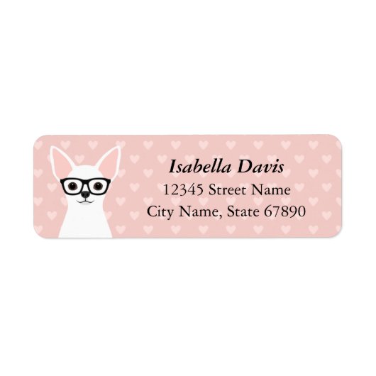 Chihuahua Return Address Labels (Voorkant)