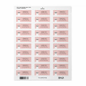 Chihuahua Return Address Labels (Full Sheet)