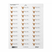 Chihuahua Return Address Labels (Full Sheet)