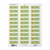 Chihuahua Return Address Labels (Full Sheet)