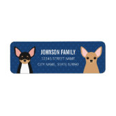 Chihuahua Return Address Labels (Voorkant)