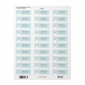Chihuahua Return Address Labels (Full Sheet)