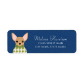 Chihuahua Return Address Labels (Voorkant)