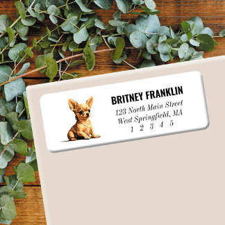 Chihuahua Return Address Labels